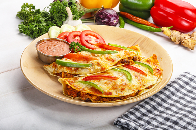 Mexican cuisine Taco with meat